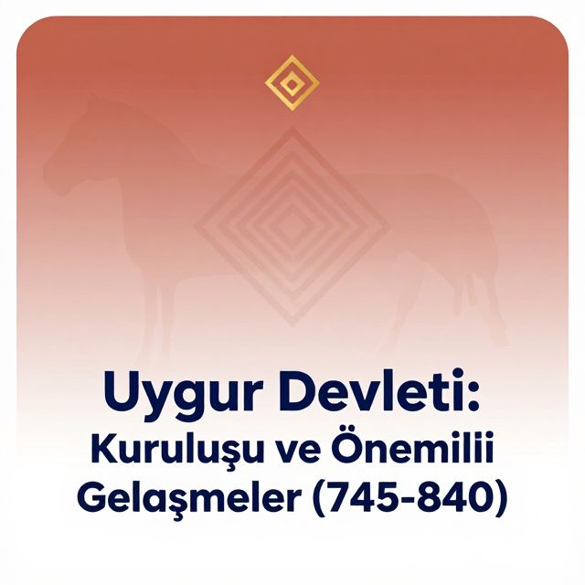Uygur Devleti: Kuruluşu ve Önemli Gelişmeler (745-840)