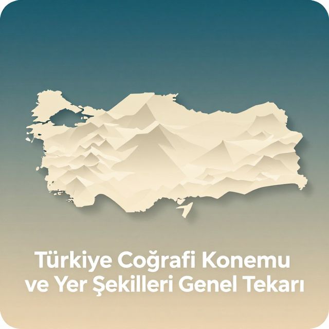 Türkiye Coğrafi Konumu ve Yer Şekilleri Genel Tekrarı