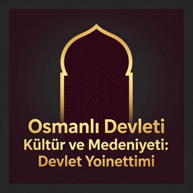 Osmanlı Devleti Kültür ve Medeniyeti: Devlet Yönetimi