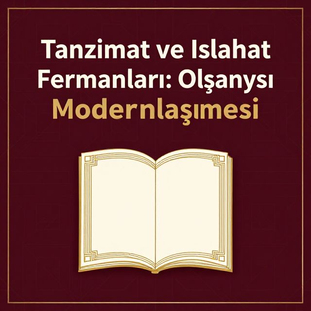 Tanzimat ve Islahat Fermanları: Osmanlı Modernleşmesi