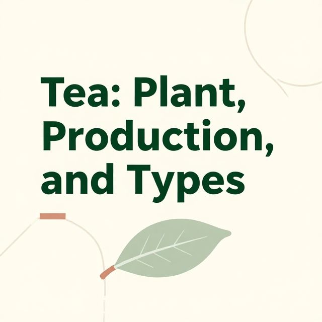 Tea: Plant, Production, and Types