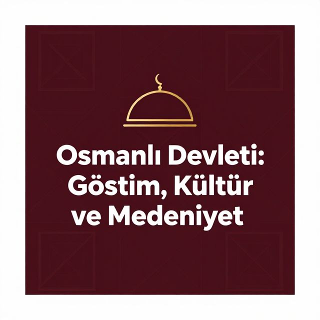Osmanlı Devleti: Yönetim, Kültür ve Medeniyet