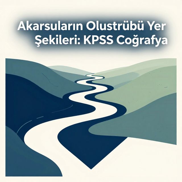 Akarsuların Oluşturduğu Yer Şekilleri: KPSS Coğrafya