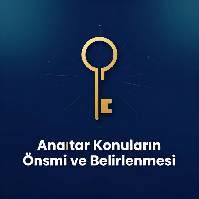 Anahtar Konuların Önemi ve Belirlenmesi