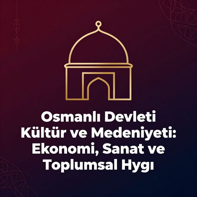 Osmanlı Devleti Kültür ve Medeniyeti: Ekonomi, Sanat ve Toplumsal Yapı