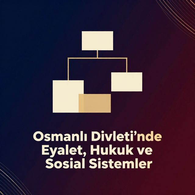 Osmanlı Devleti'nde Eyalet, Hukuk ve Sosyal Sistemler