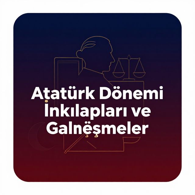 Atatürk Dönemi İnkılapları ve Gelişmeler