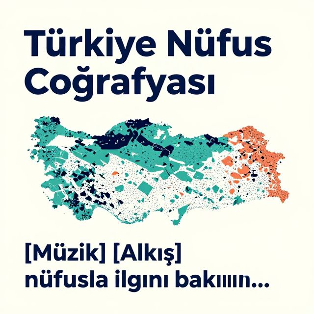 Türkiye Nüfus Coğrafyası: Dağılış, Dinamikler ve Yerleşmeler