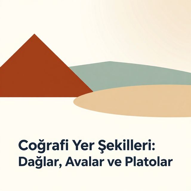Coğrafi Yer Şekilleri: Dağlar, Ovalar ve Platolar