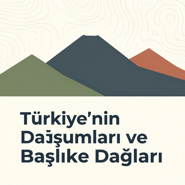 Türkiye'nin Dağ Oluşumları ve Başlıca Dağları