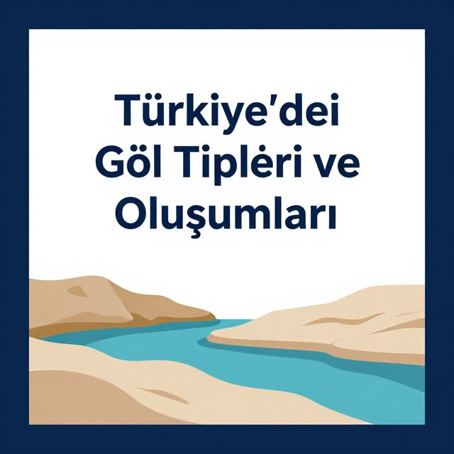 Türkiye'deki Göl Tipleri ve Oluşumları