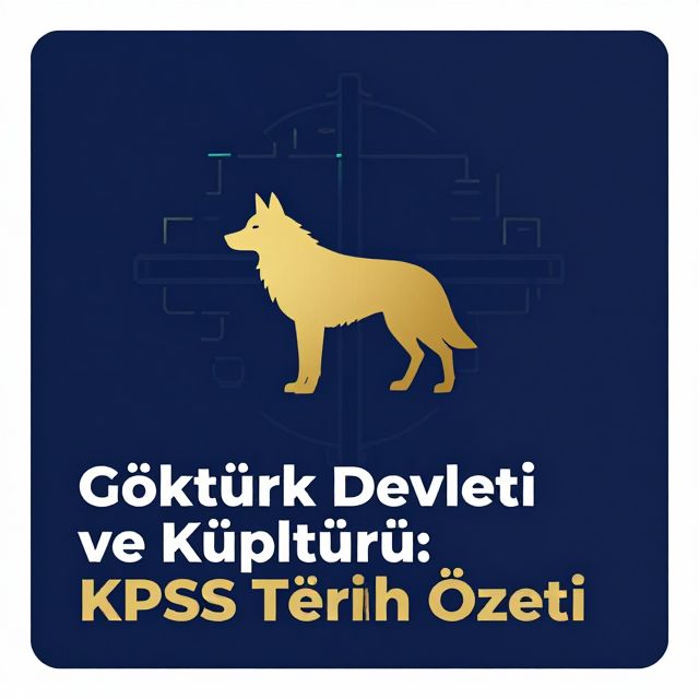 Göktürk Devleti ve Kültürü: KPSS Tarih Özeti