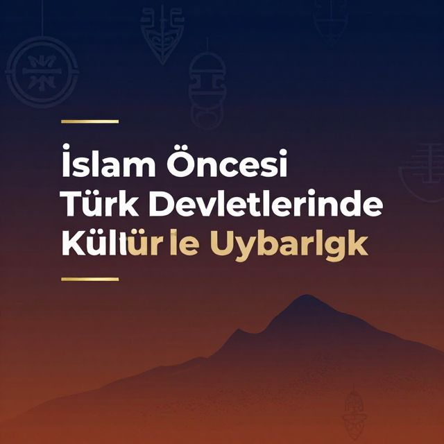 İslam Öncesi Türk Devletlerinde Kültür ve Uygarlık