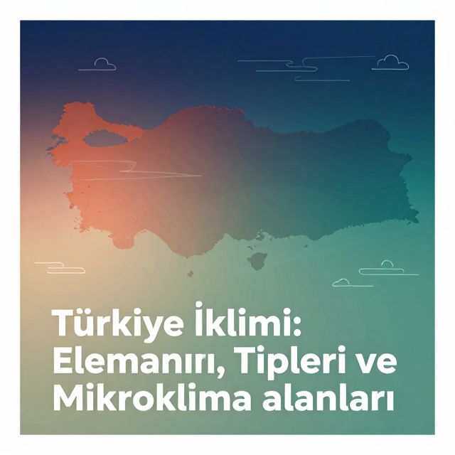 Türkiye İklimi: Elemanları, Tipleri ve Mikroklima Alanları