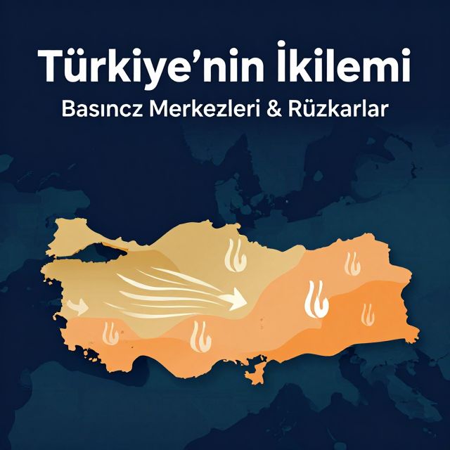 Türkiye'de Basınç, Rüzgarlar ve İklim Etkileşimleri