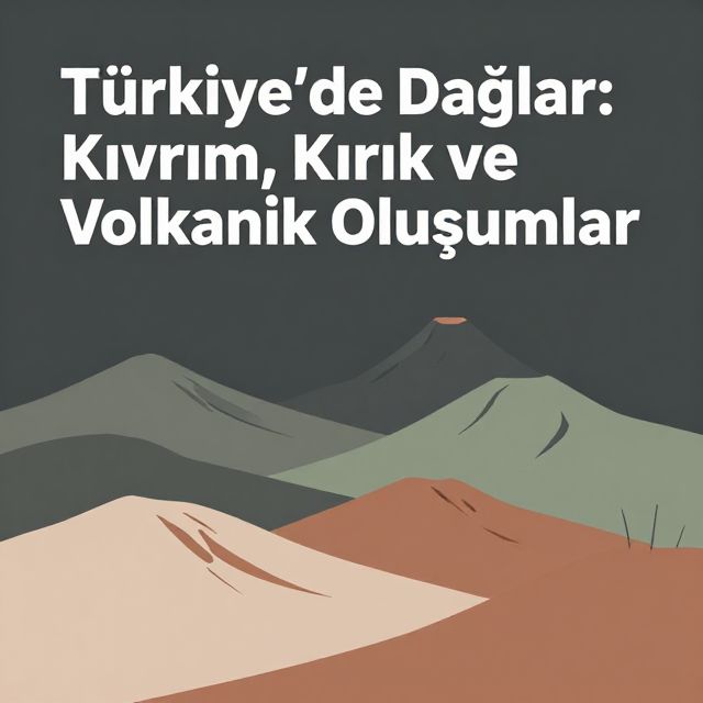 Türkiye'deki Dağlar: Kıvrım, Kırık ve Volkanik Oluşumlar