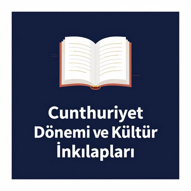 Cumhuriyet Dönemi Eğitim ve Kültür İnkılapları
