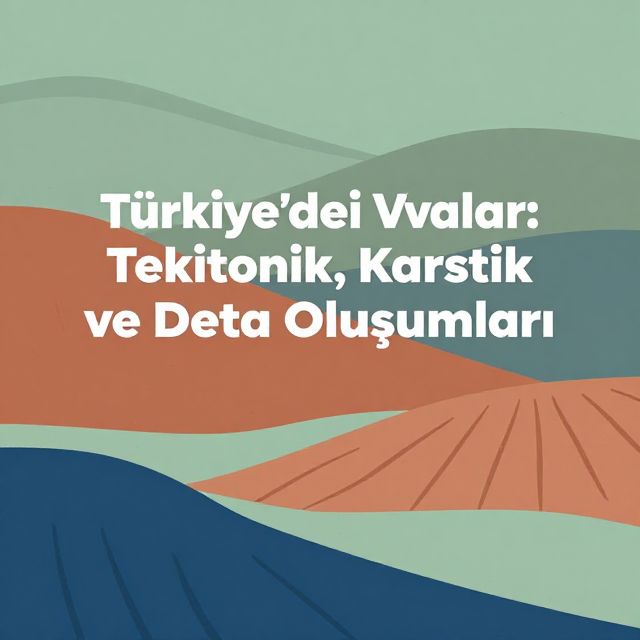 Türkiye'deki Ovalar: Tektonik, Karstik ve Delta Oluşumları