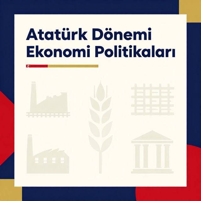Atatürk Dönemi Ekonomi Politikaları ve İnkılapları
