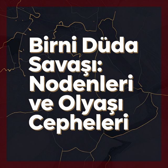 Birinci Dünya Savaşı: Nedenleri ve Osmanlı Cepheleri