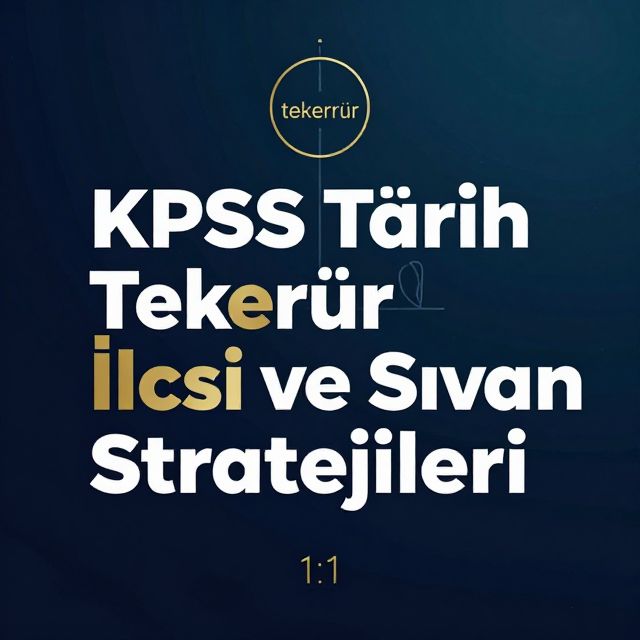 KPSS Tarih Tekerrür İlkesi ve Sınav Stratejileri