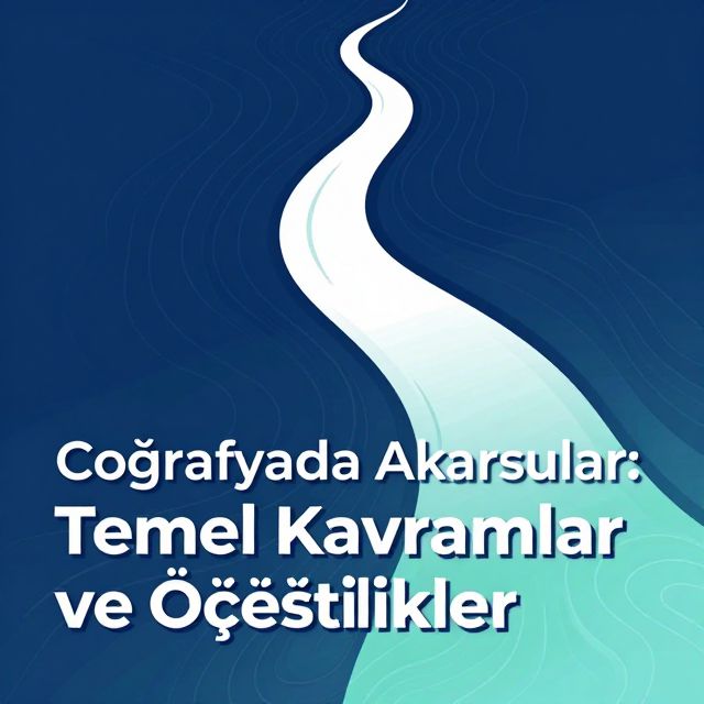 Coğrafyada Akarsular: Temel Kavramlar ve Özellikler