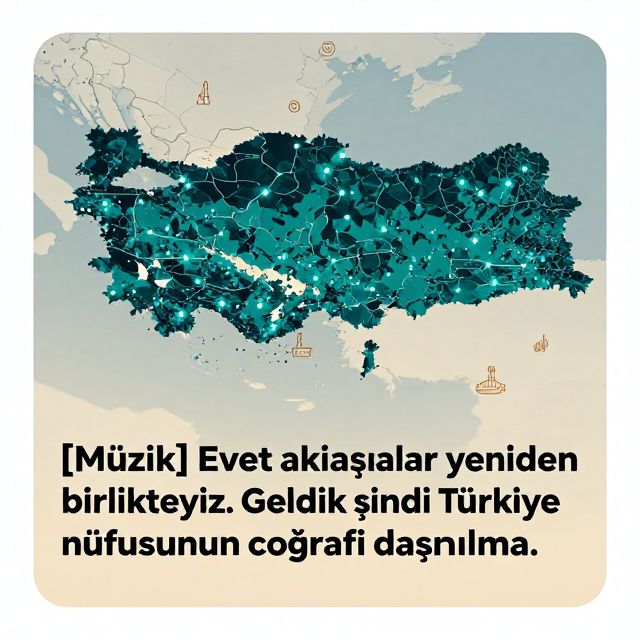 Türkiye Nüfusunun Coğrafi Dağılımı ve Yoğunlukları