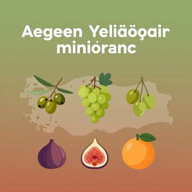 Türkiye'nin Tarım Ürünleri: Ege ve Akdeniz Bölgeleri