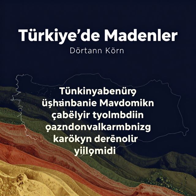Türkiye'nin Maden ve Enerji Kaynakları Rehberi