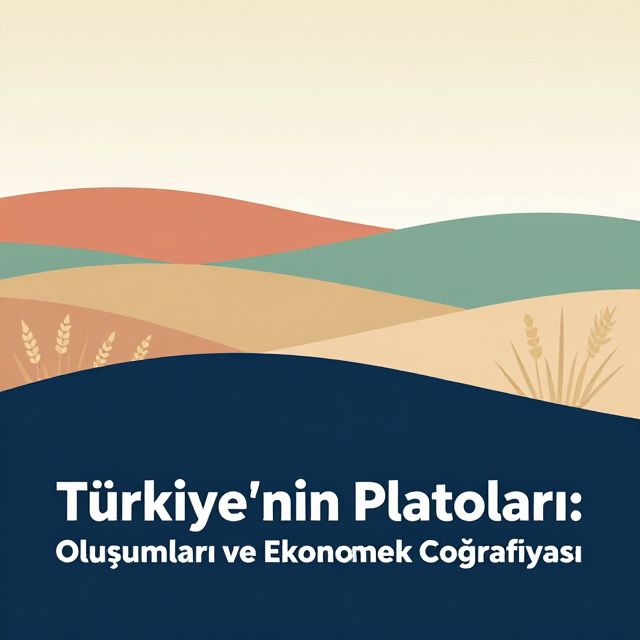 Türkiye'nin Platoları: Oluşumları ve Ekonomik Coğrafyası