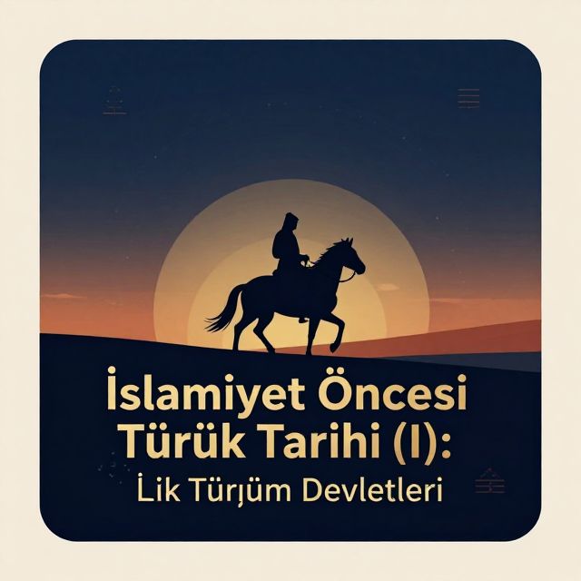 İslamiyet Öncesi Türk Tarihi (I): İlk Türk Devletleri