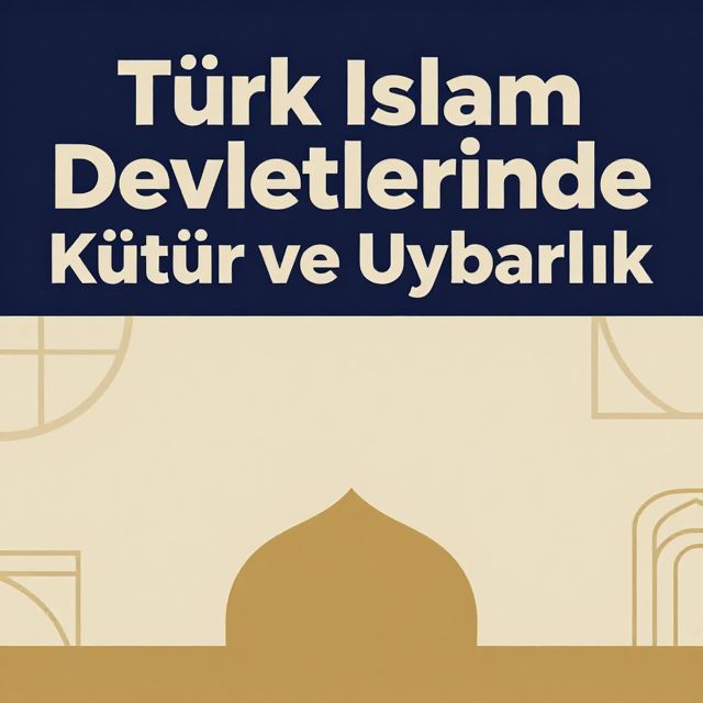 Türk İslam Devletlerinde Kültür ve Uygarlık
