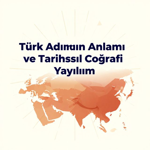 Türk Adının Anlamı ve Tarihsel Coğrafi Yayılımı