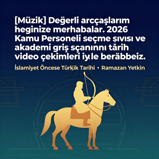 KPSS ve AGS İçin İslamiyet Öncesi Türk Tarihi