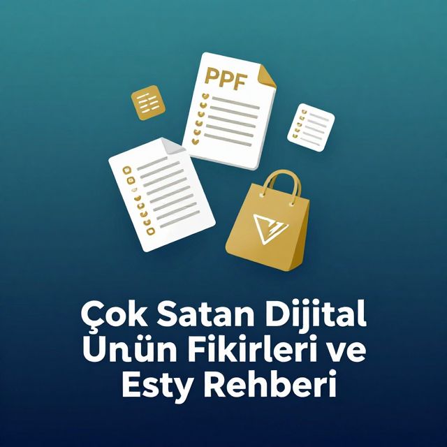 Çok Satan Dijital Ürün Fikirleri ve Etsy Rehberi