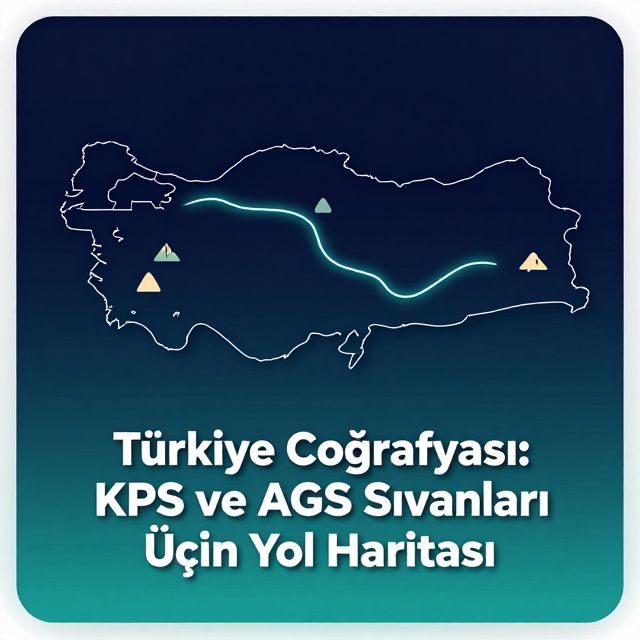Türkiye Coğrafyası: KPS ve AGS Sınavları İçin Yol Haritası