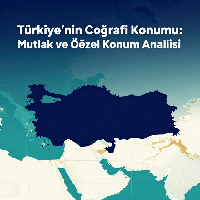 Türkiye'nin Coğrafi Konumu: Mutlak ve Özel Konum Analizi - kapak