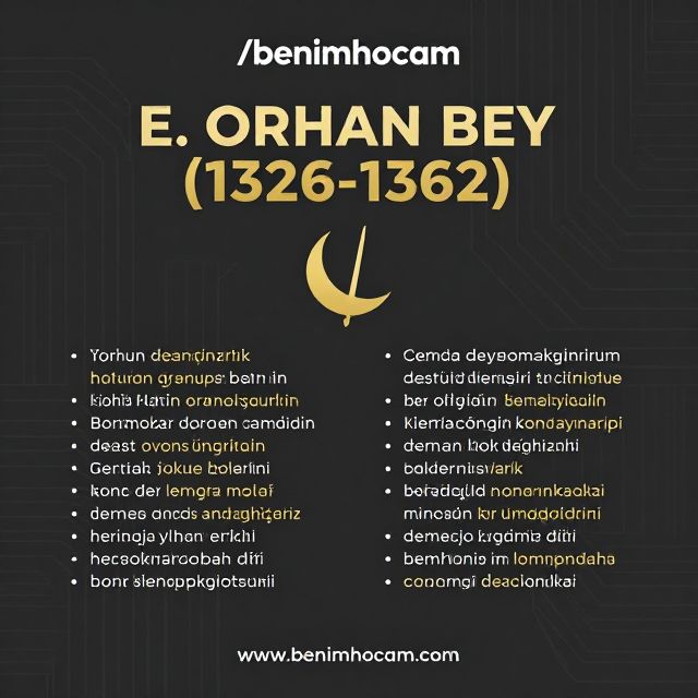 Orhan Bey Dönemi: Fetihler ve İlkler