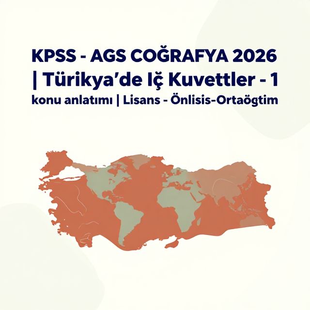 Türkiye'de İç Kuvvetler: Coğrafyanın Mimarları