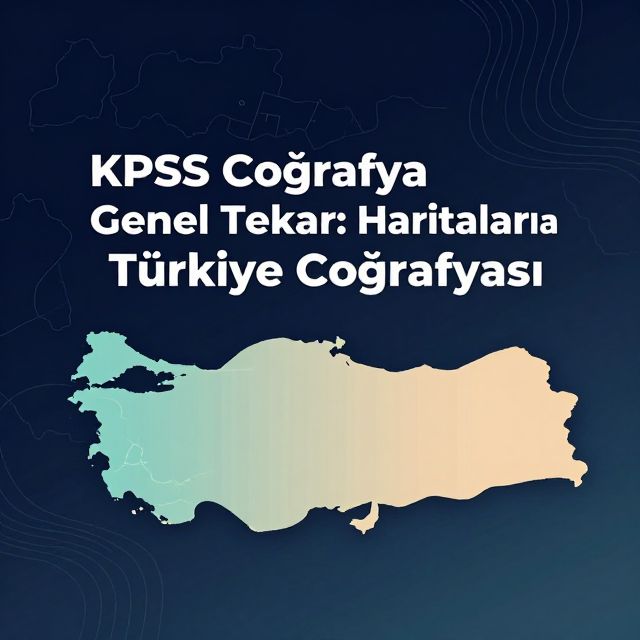 KPSS Coğrafya Genel Tekrar: Haritalarla Türkiye Coğrafyası