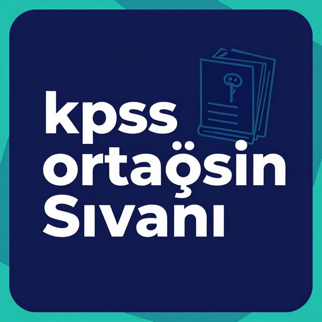 KPSS Ortaöğretim Sınavı: Kapsamlı Bir Rehber