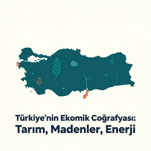 Türkiye'nin Ekonomik Coğrafyası: Tarım, Madenler, Enerji