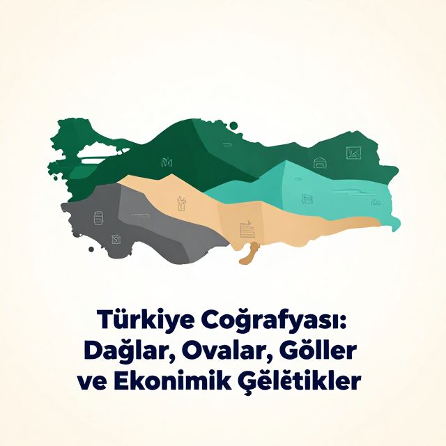 Türkiye Coğrafyası: Dağlar, Ovalar, Göller ve Ekonomik Özellikler