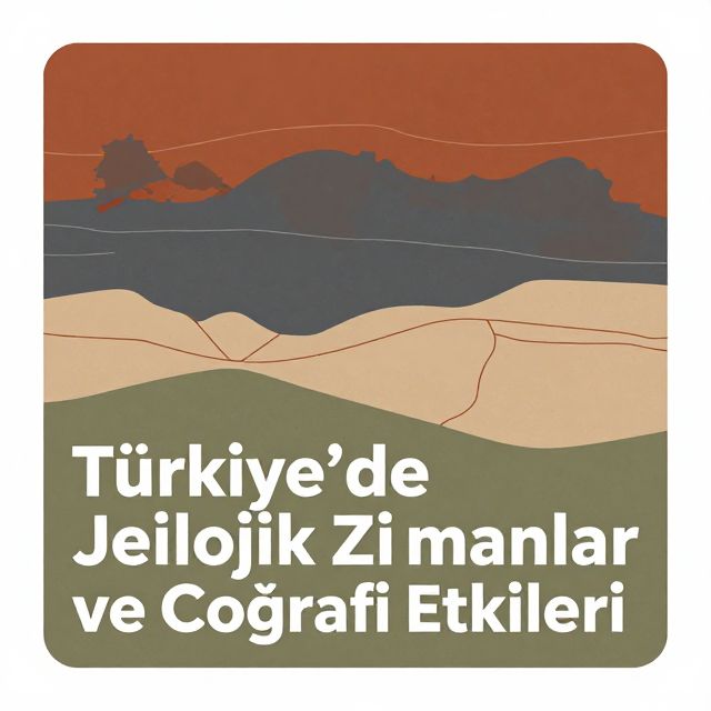 Türkiye'de Jeolojik Zamanlar ve Coğrafi Etkileri
