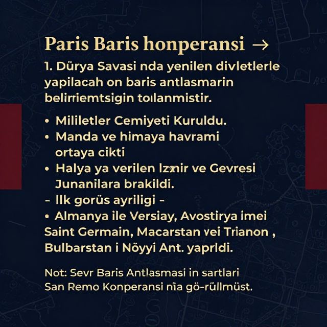 Paris Barış Konferansı'ndan Milli Mücadele'ye: Cemiyetler ve Direniş