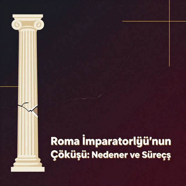 Roma İmparatorluğu'nun Çöküşü: Nedenler ve Süreç - kapak