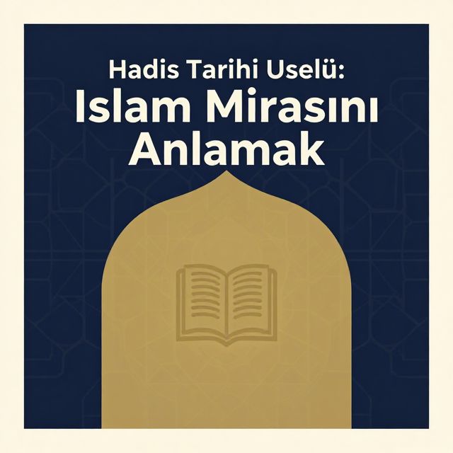 Hadis Tarihi Usulü: İslam Mirasını Anlamak