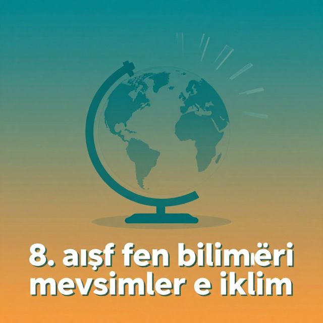 Mevsimler ve İklim: Dünya'nın Dansı ve Hava Durumu