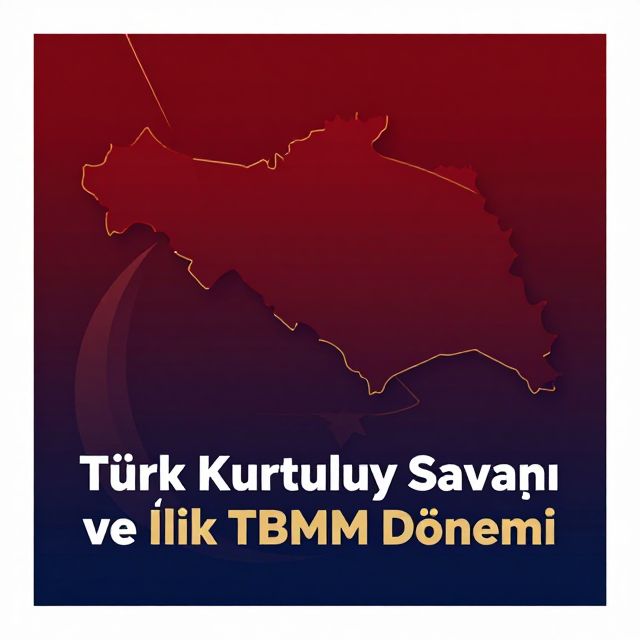 Türk Kurtuluş Savaşı ve İlk TBMM Dönemi