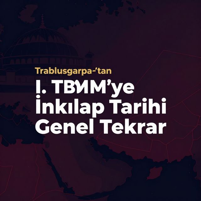 Trablusgarp'tan I. TBMM'ye İnkılap Tarihi Genel Tekrar